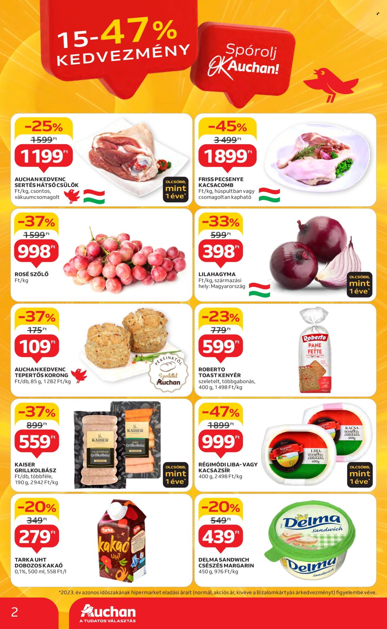 Auchan akciós újságok - 2024.08.15 - 2024.08.21. Oldal 2
