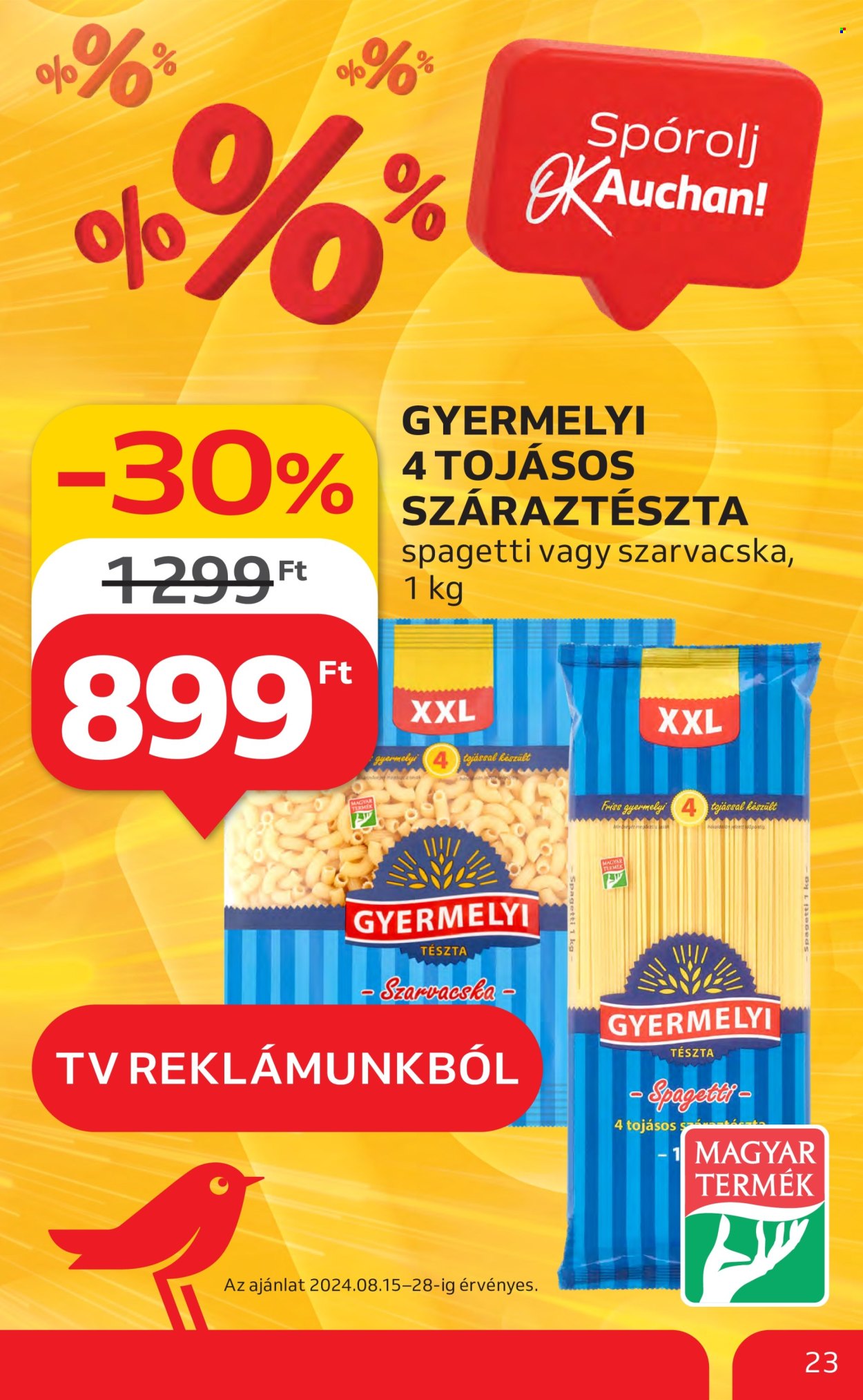 Auchan akciós újságok - 2024.08.15 - 2024.08.21. Oldal 23