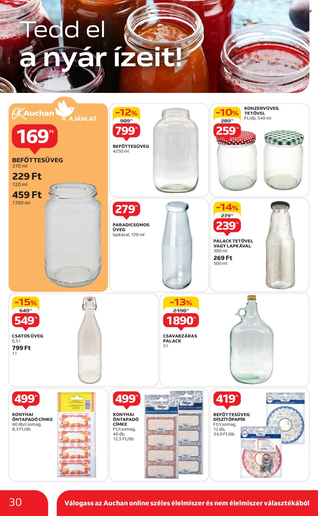 Auchan akciós újságok - 2024.08.15 - 2024.08.21. Oldal 30