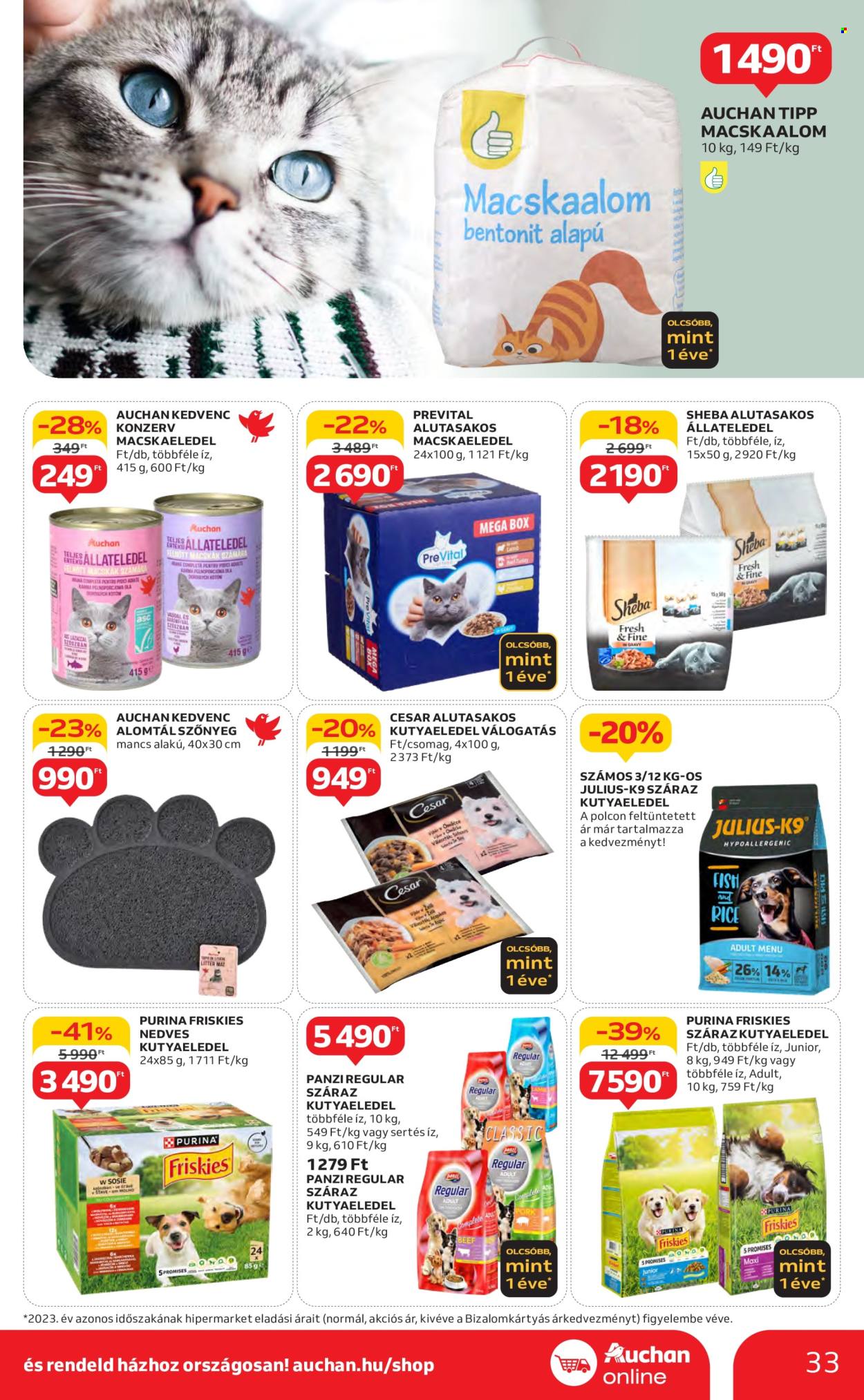 Auchan akciós újságok - 2024.08.15 - 2024.08.21. Oldal 33
