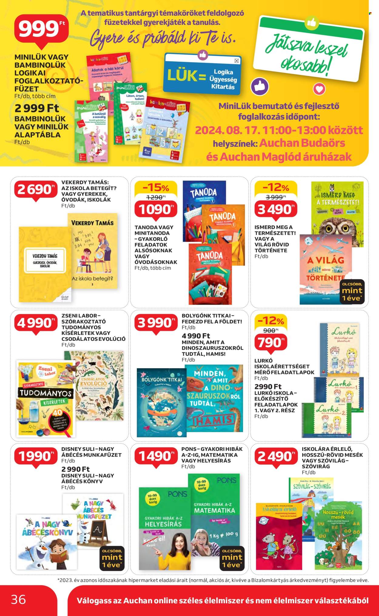 Auchan akciós újságok - 2024.08.15 - 2024.08.21. Oldal 36