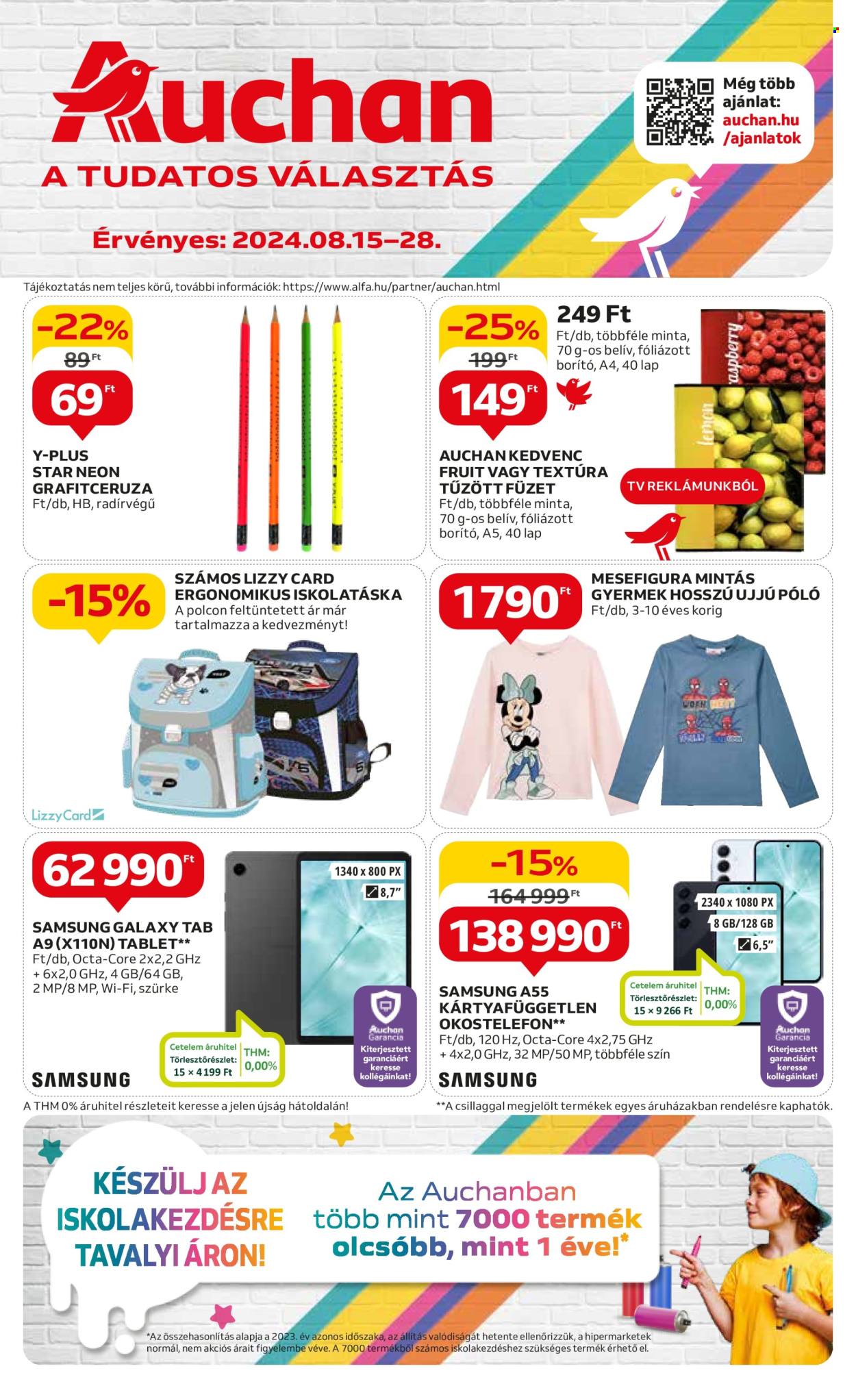 Auchan akciós újságok - 2024.08.15 - 2024.08.28. Oldal 1