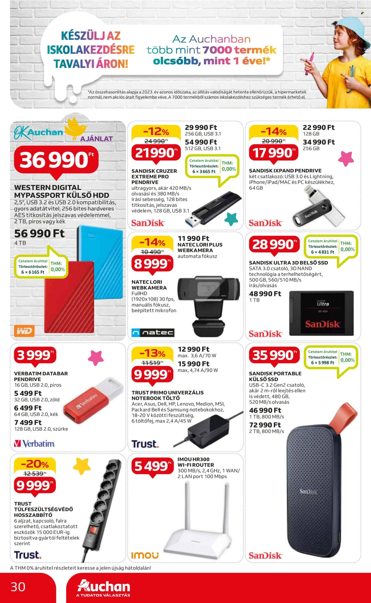 Auchan akciós újságok - 2024.08.15 - 2024.08.28. Oldal 30