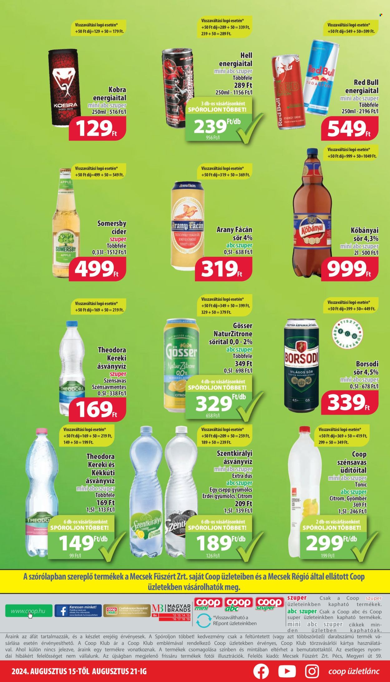 Coop akciós újságok - 2024.08.15 - 2024.08.21. Oldal 8