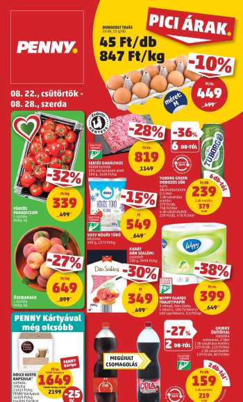 Újság Penny Market - 2024.08.22 - 2024.08.28.