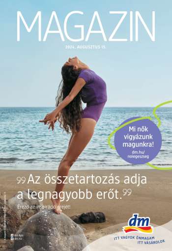 Újság dm drogerie markt - 2024.08.01 - 2024.08.31.