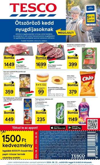 Újság TESCO - 2024.08.22 - 2024.08.28.