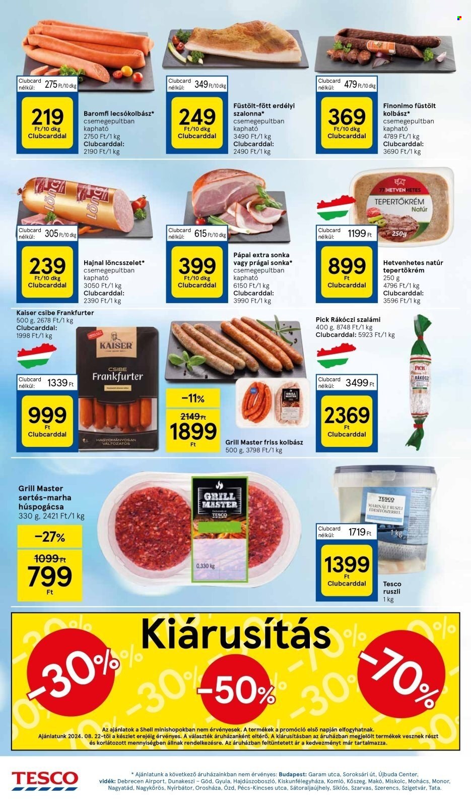 TESCO akciós újságok - 2024.08.22 - 2024.08.28. Oldal 18