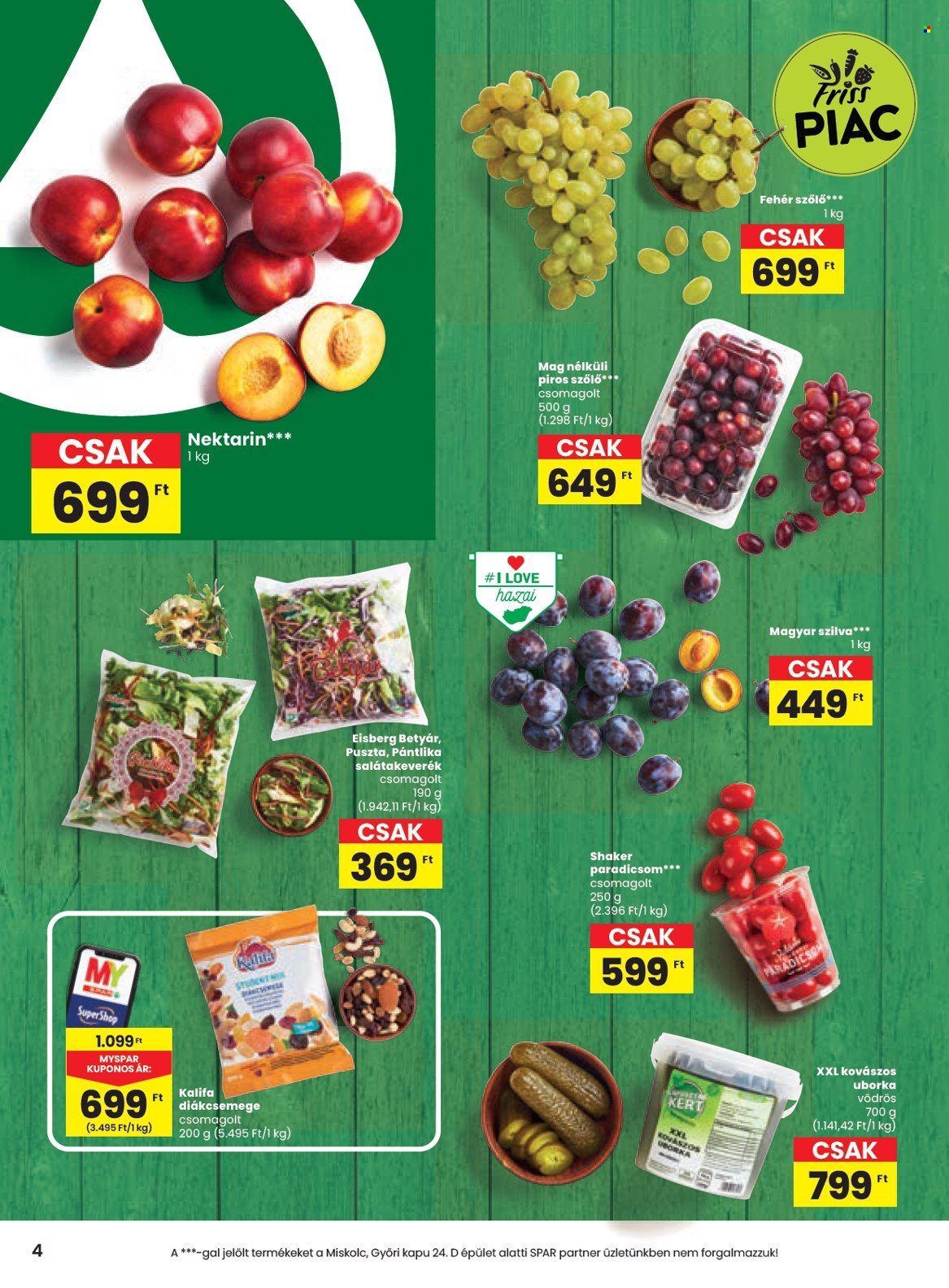 SPAR akciós újságok - 2024.08.22 - 2024.08.28. Oldal 4