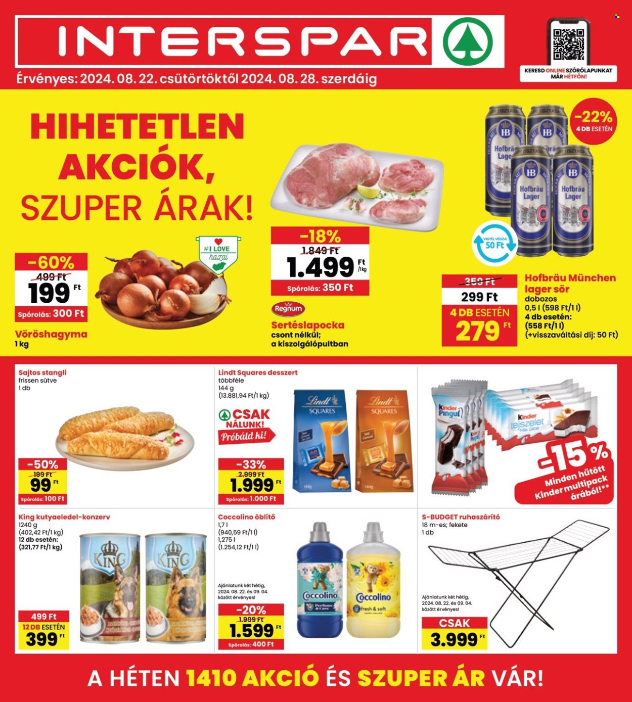 INTERSPAR akciós újságok - 2024.08.22 - 2024.08.28. Oldal 1