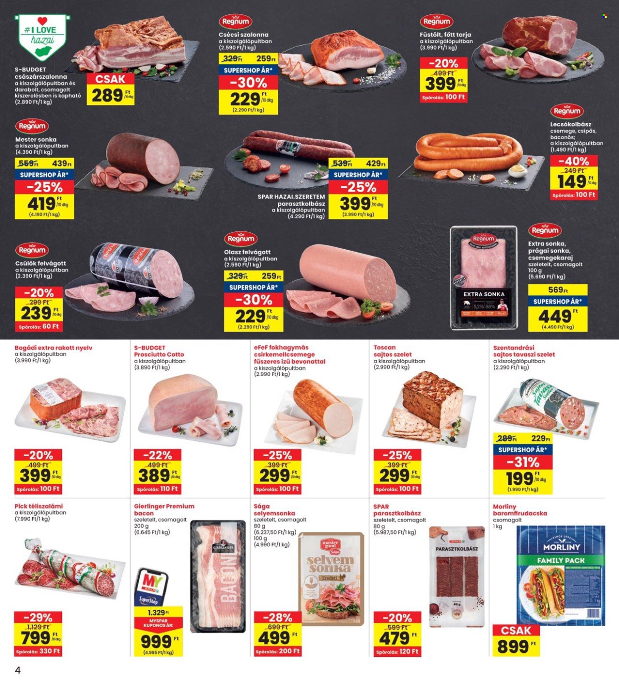 INTERSPAR akciós újságok - 2024.08.22 - 2024.08.28. Oldal 4
