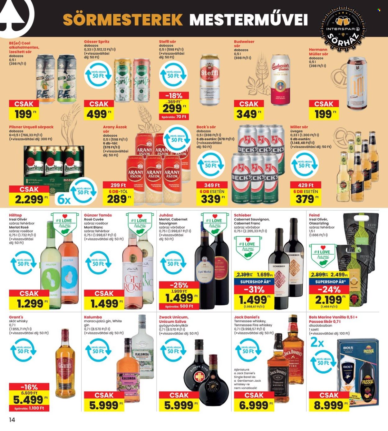 INTERSPAR akciós újságok - 2024.08.22 - 2024.08.28. Oldal 14