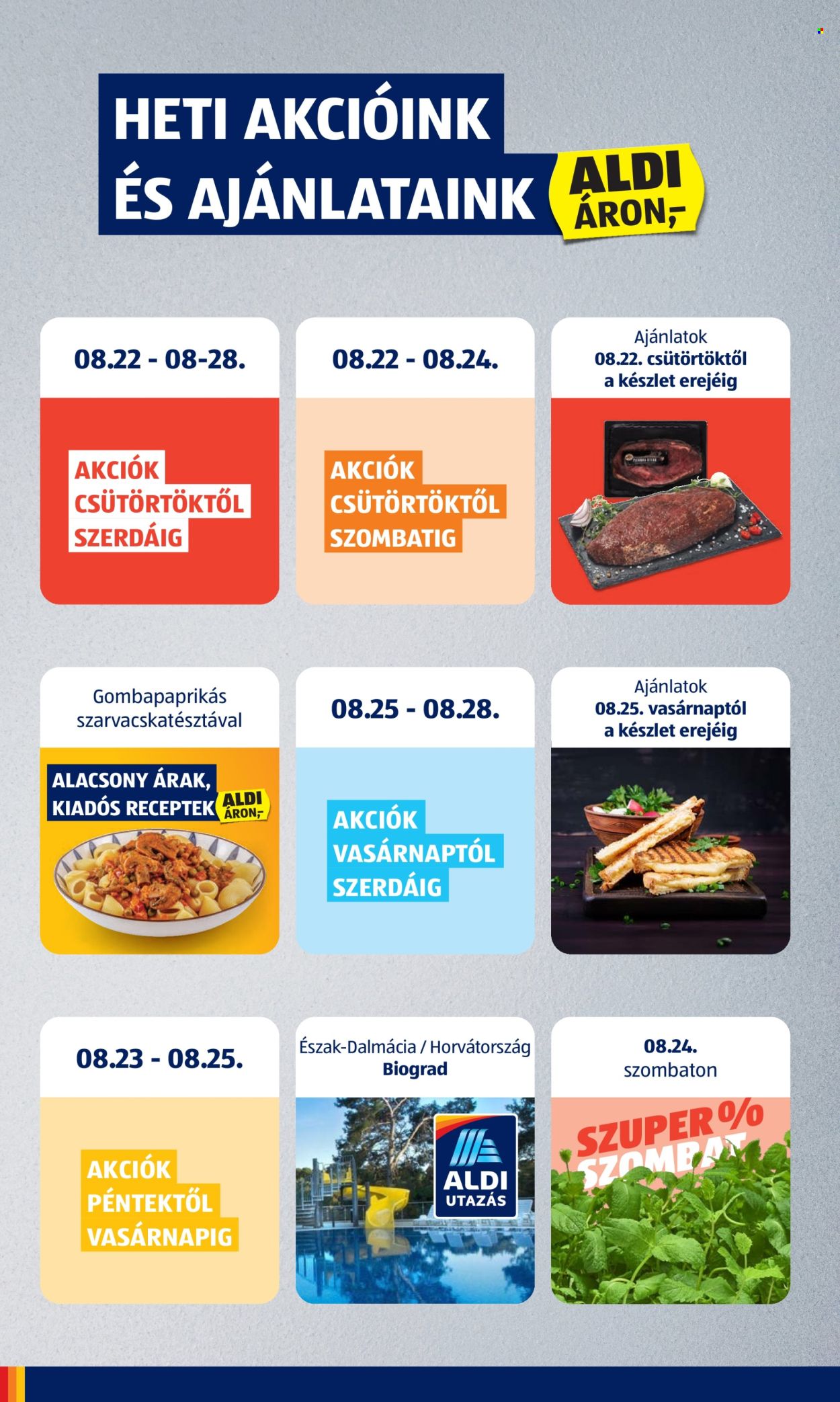 Aldi akciós újságok - 2024.08.22 - 2024.08.28. Oldal 2