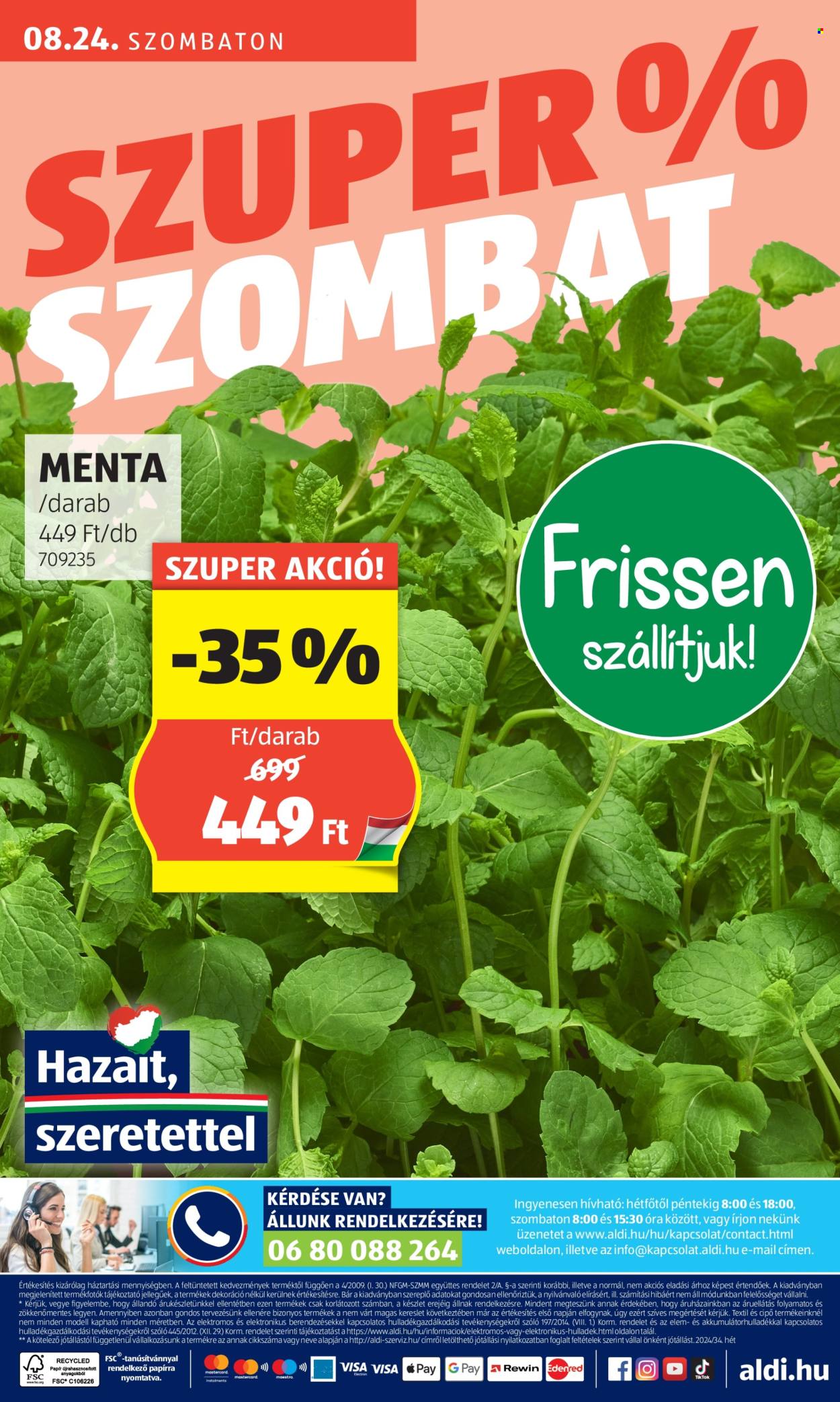 Aldi akciós újságok - 2024.08.22 - 2024.08.28. Oldal 50