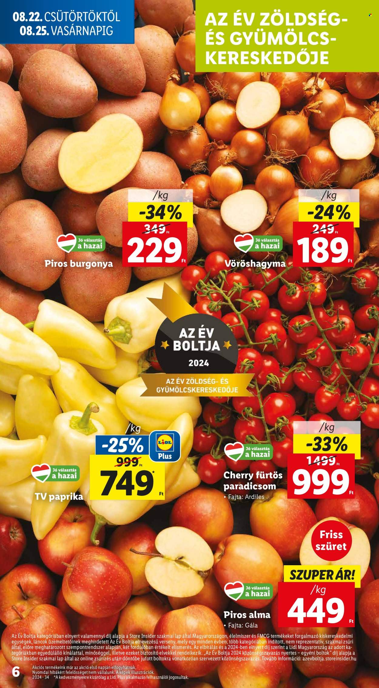 Lidl akciós újságok - 2024.08.22 - 2024.08.28. Oldal 6