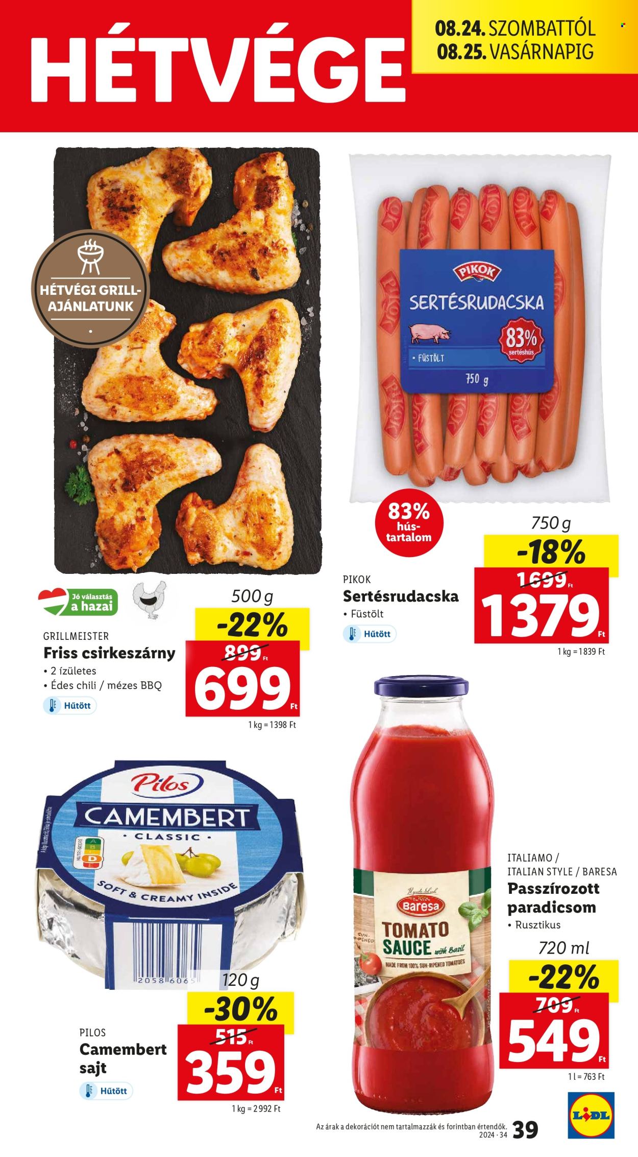Lidl akciós újságok - 2024.08.22 - 2024.08.28. Oldal 39