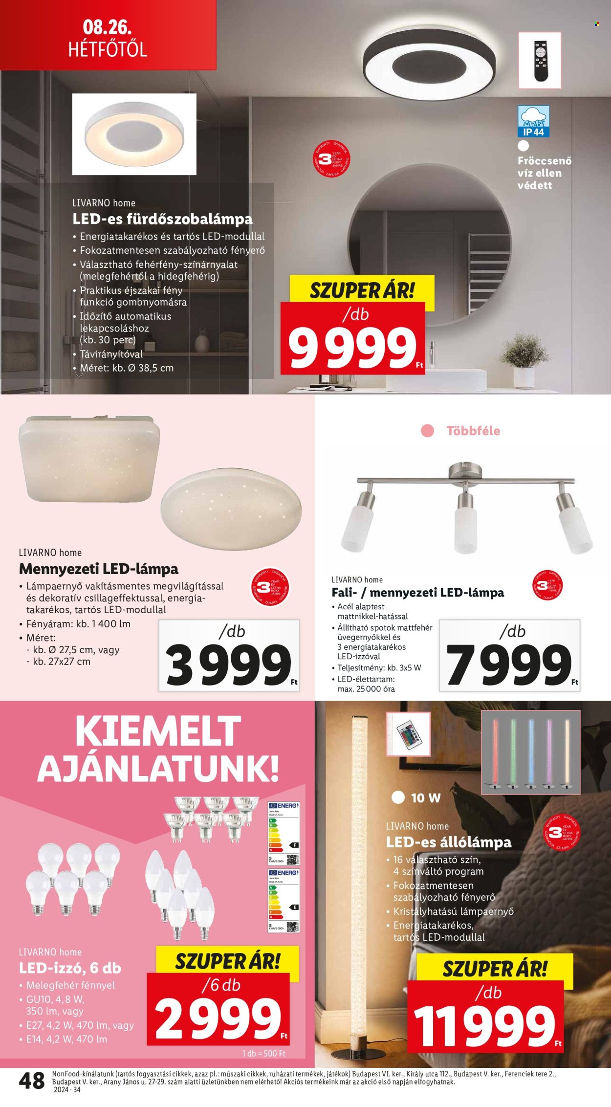 Lidl akciós újságok - 2024.08.22 - 2024.08.28. Oldal 48