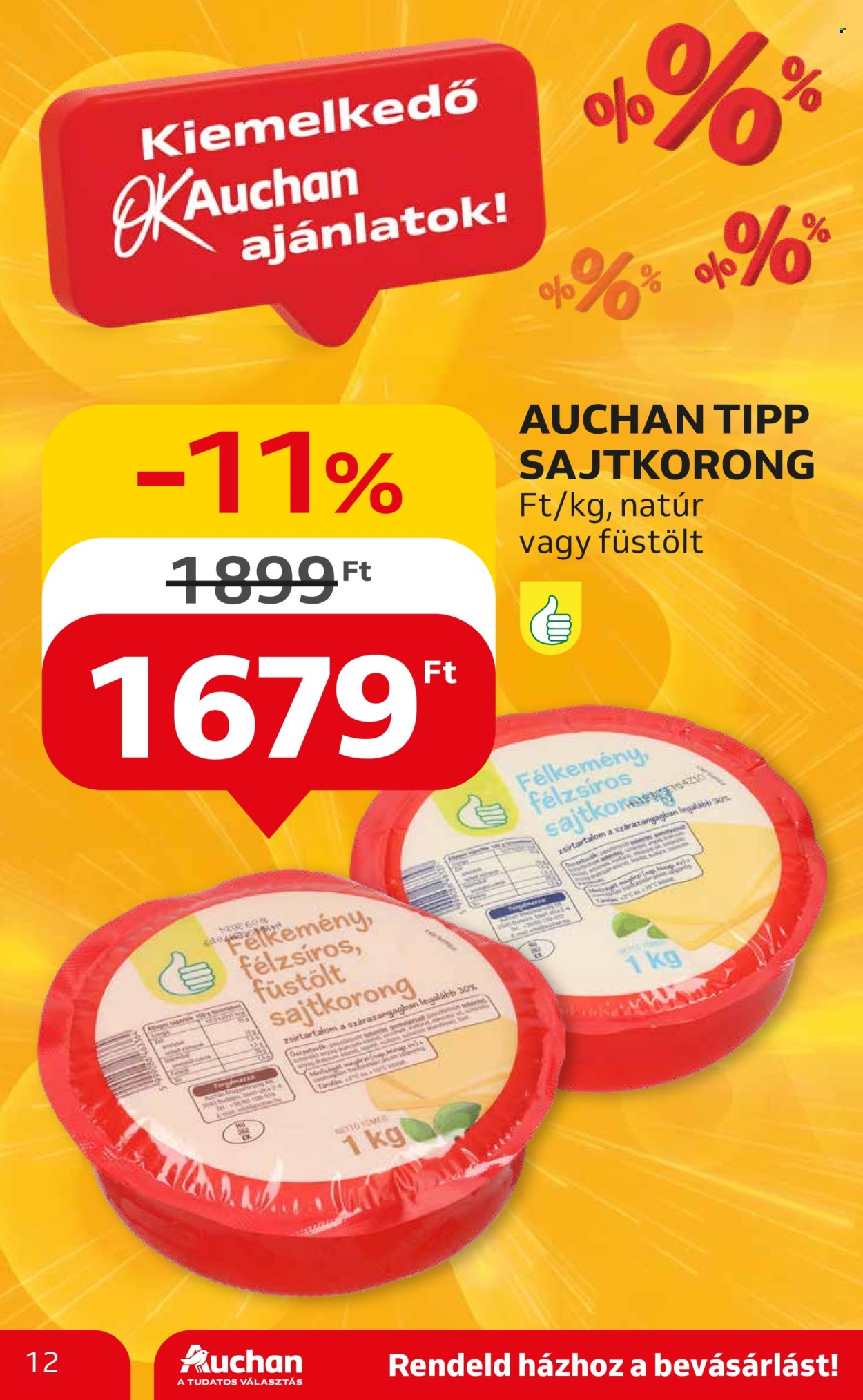 Auchan akciós újságok - 2024.08.22 - 2024.08.28. Oldal 12