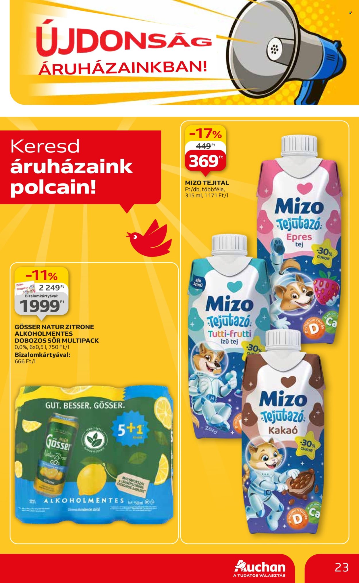 Auchan akciós újságok - 2024.08.22 - 2024.08.28. Oldal 23
