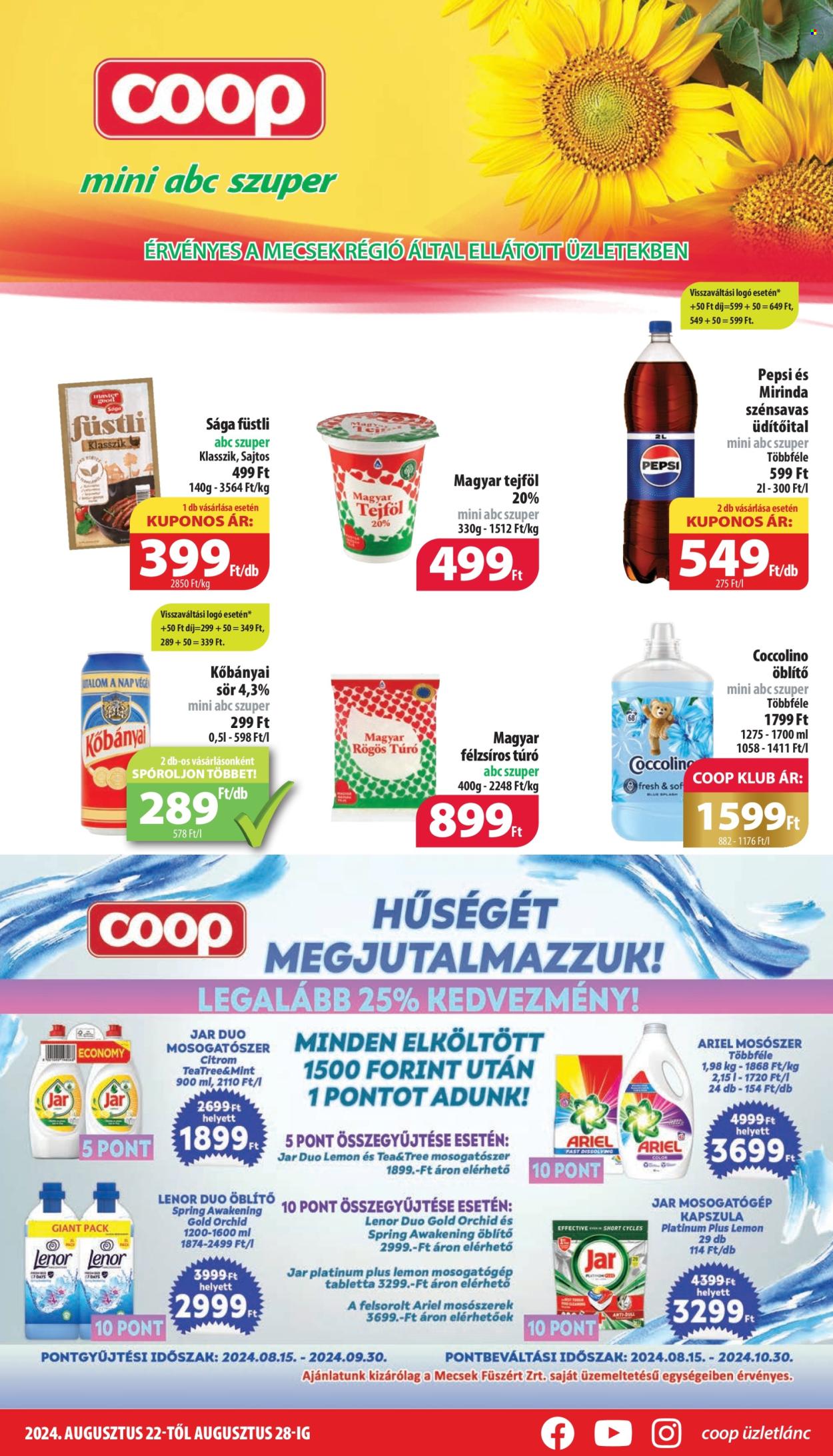 Coop akciós újságok - 2024.08.22 - 2024.08.28. Oldal 1