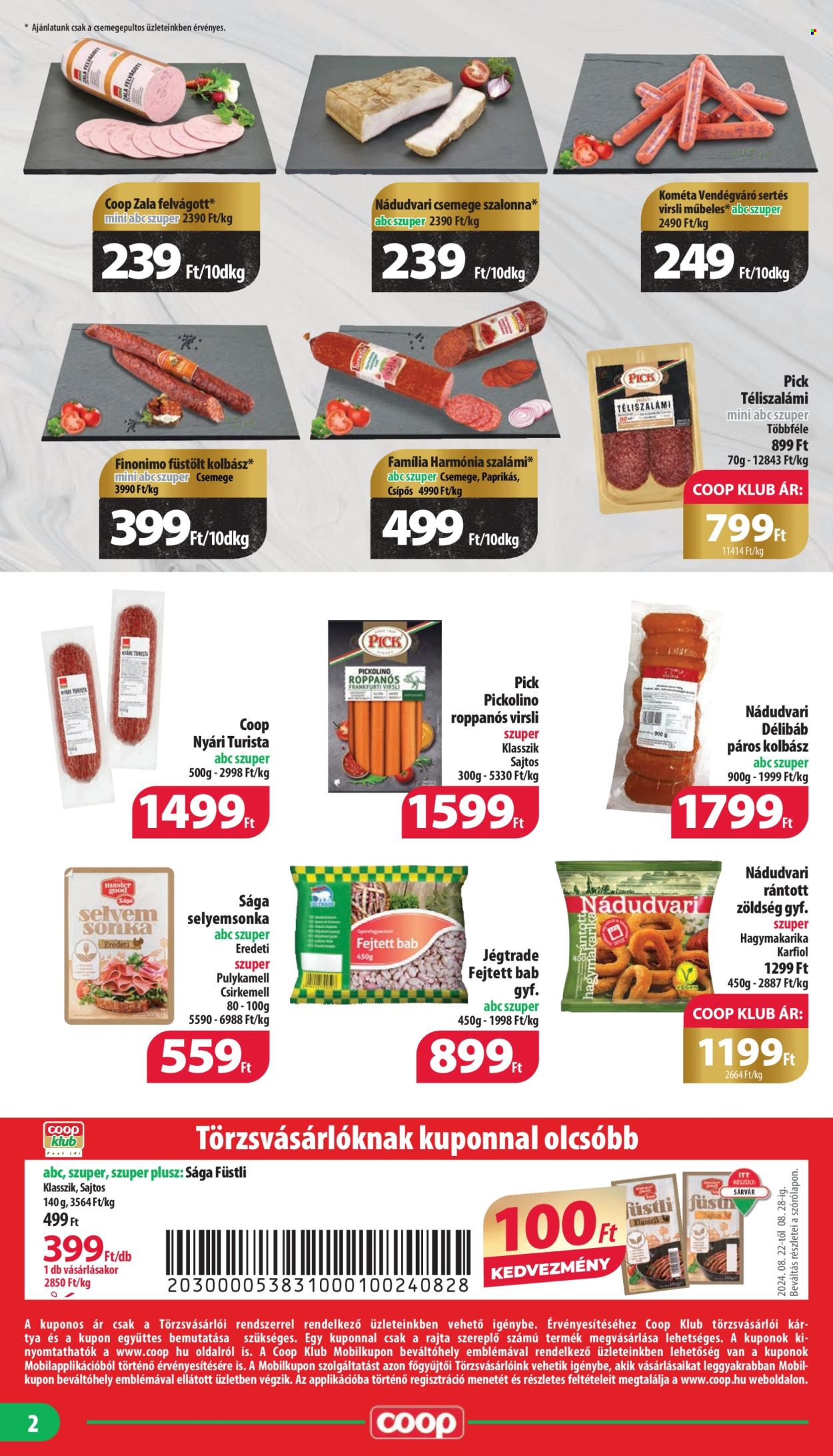 Coop akciós újságok - 2024.08.22 - 2024.08.28. Oldal 2