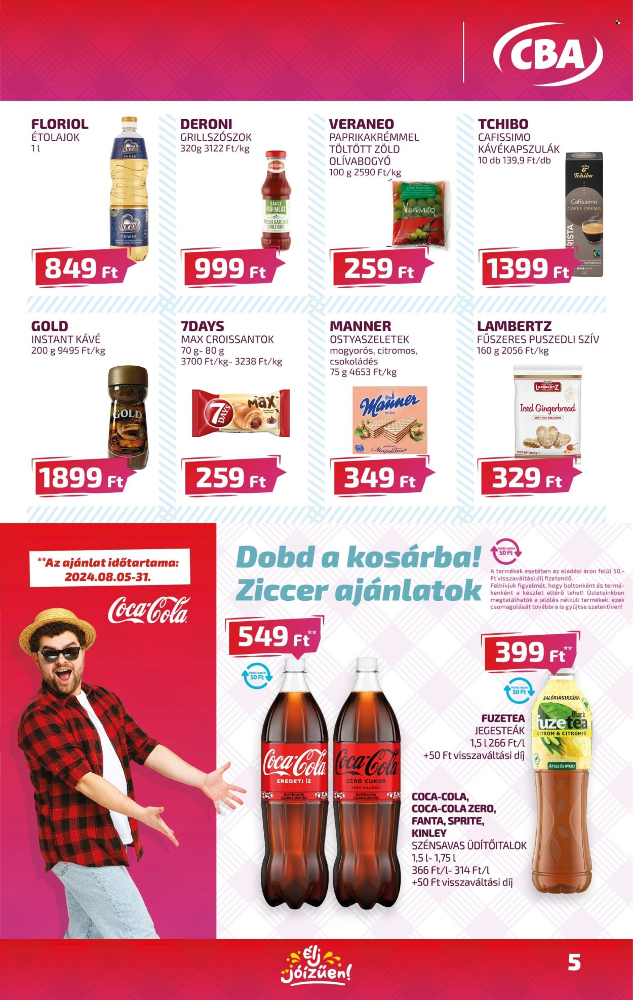 CBA akciós újságok - 2024.08.22 - 2024.08.28. Oldal 5