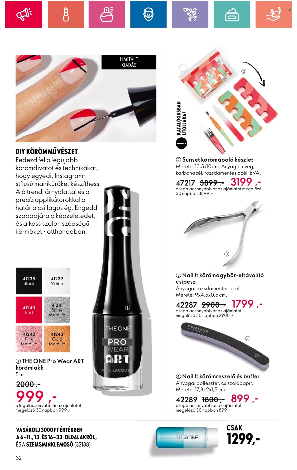 Oriflame akciós újságok - 2024.08.20 - 2024.09.09. Oldal 32