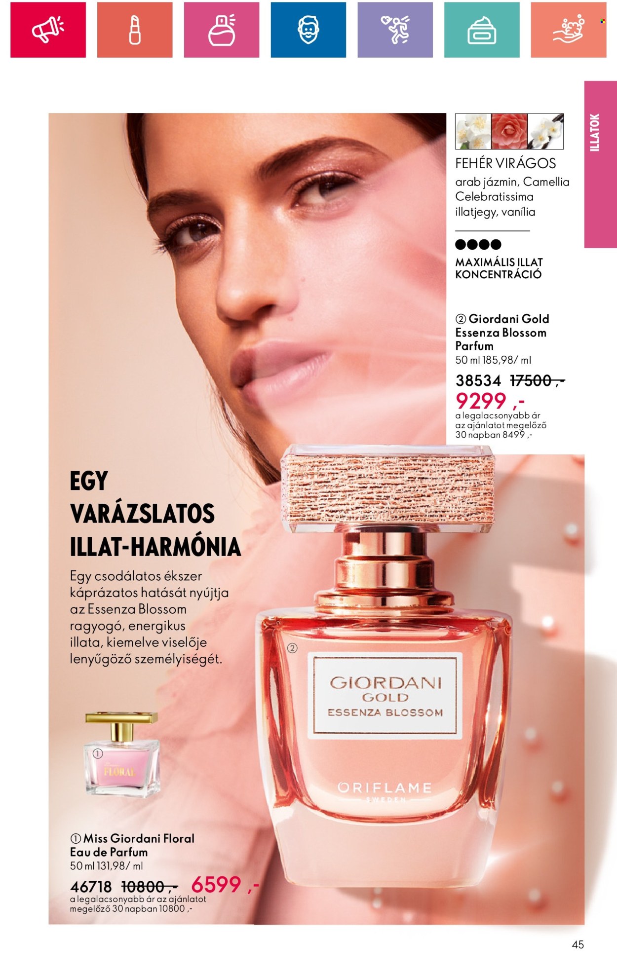 Oriflame akciós újságok - 2024.08.20 - 2024.09.09. Oldal 45