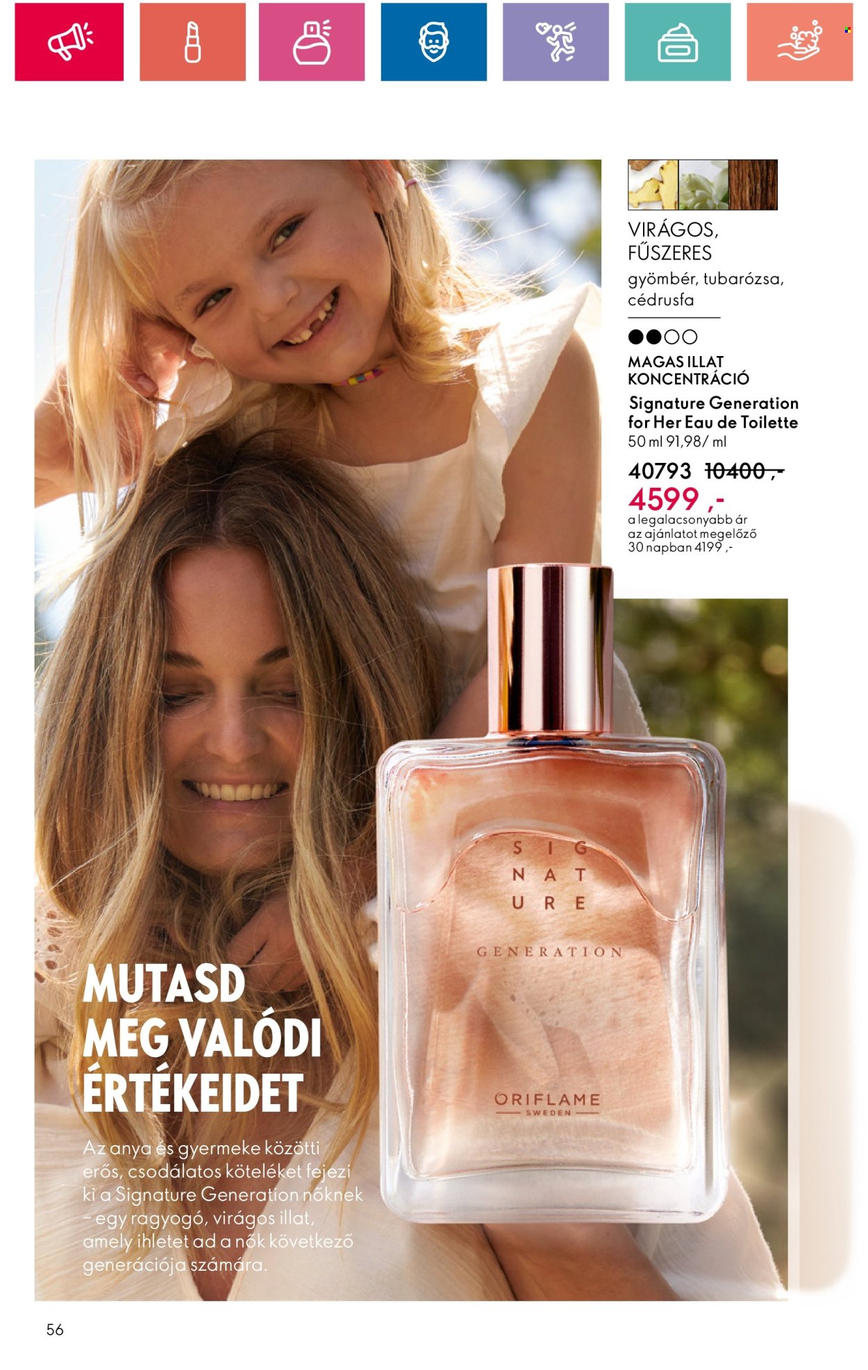 Oriflame akciós újságok - 2024.08.20 - 2024.09.09. Oldal 56