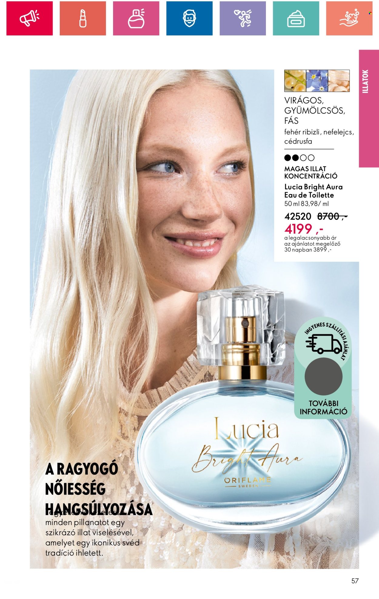 Oriflame akciós újságok - 2024.08.20 - 2024.09.09. Oldal 57