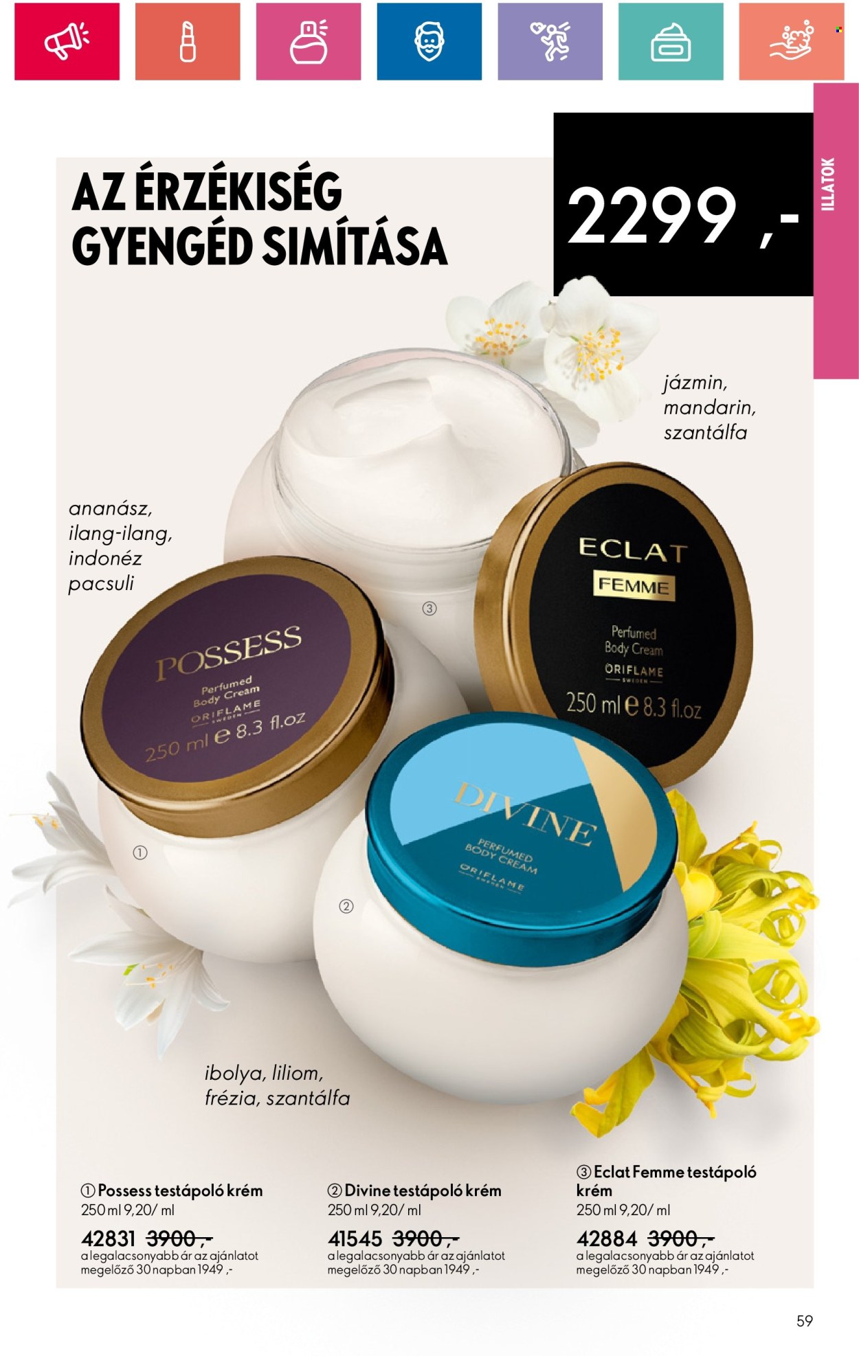Oriflame akciós újságok - 2024.08.20 - 2024.09.09. Oldal 59