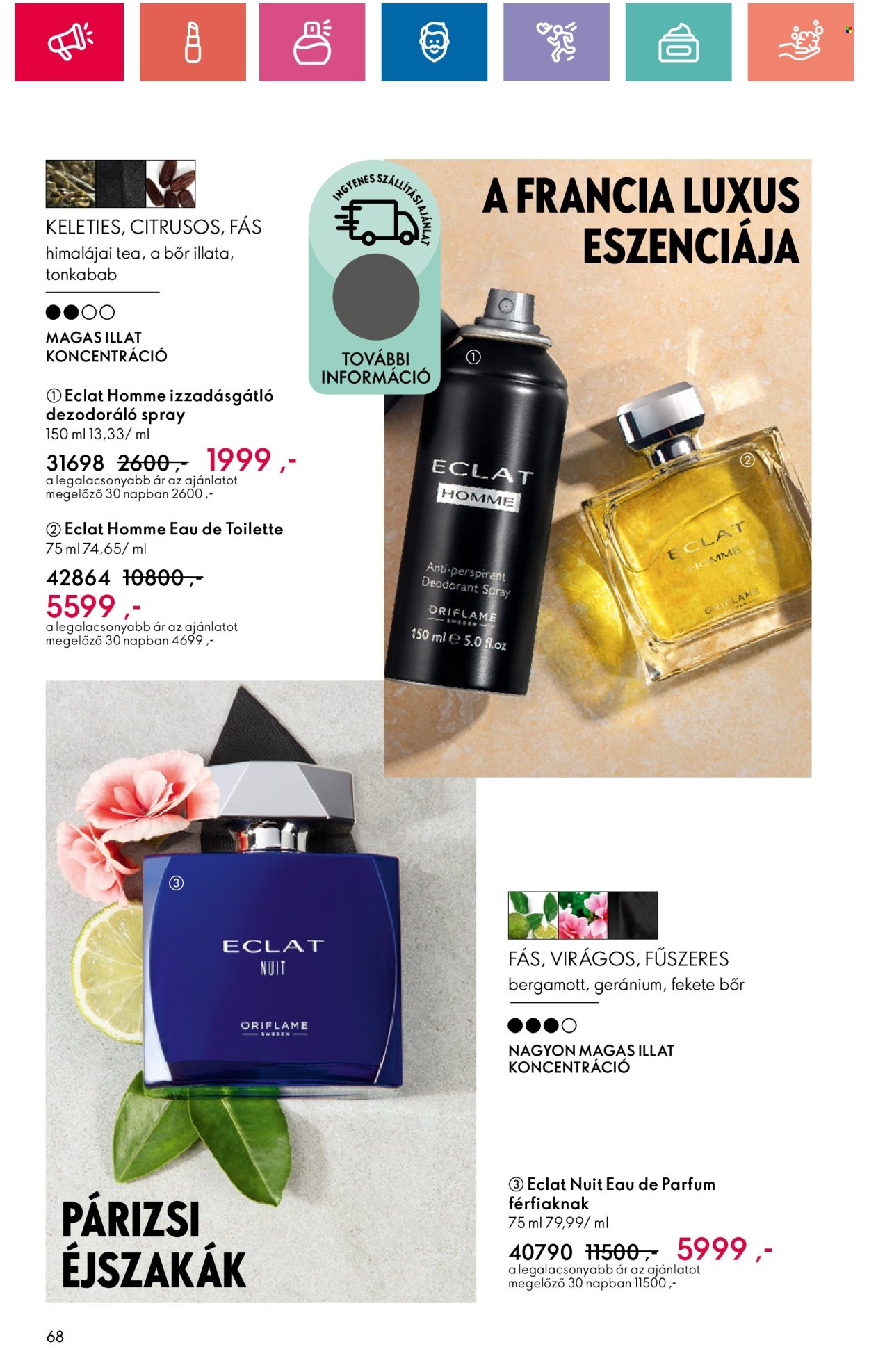 Oriflame akciós újságok - 2024.08.20 - 2024.09.09. Oldal 68