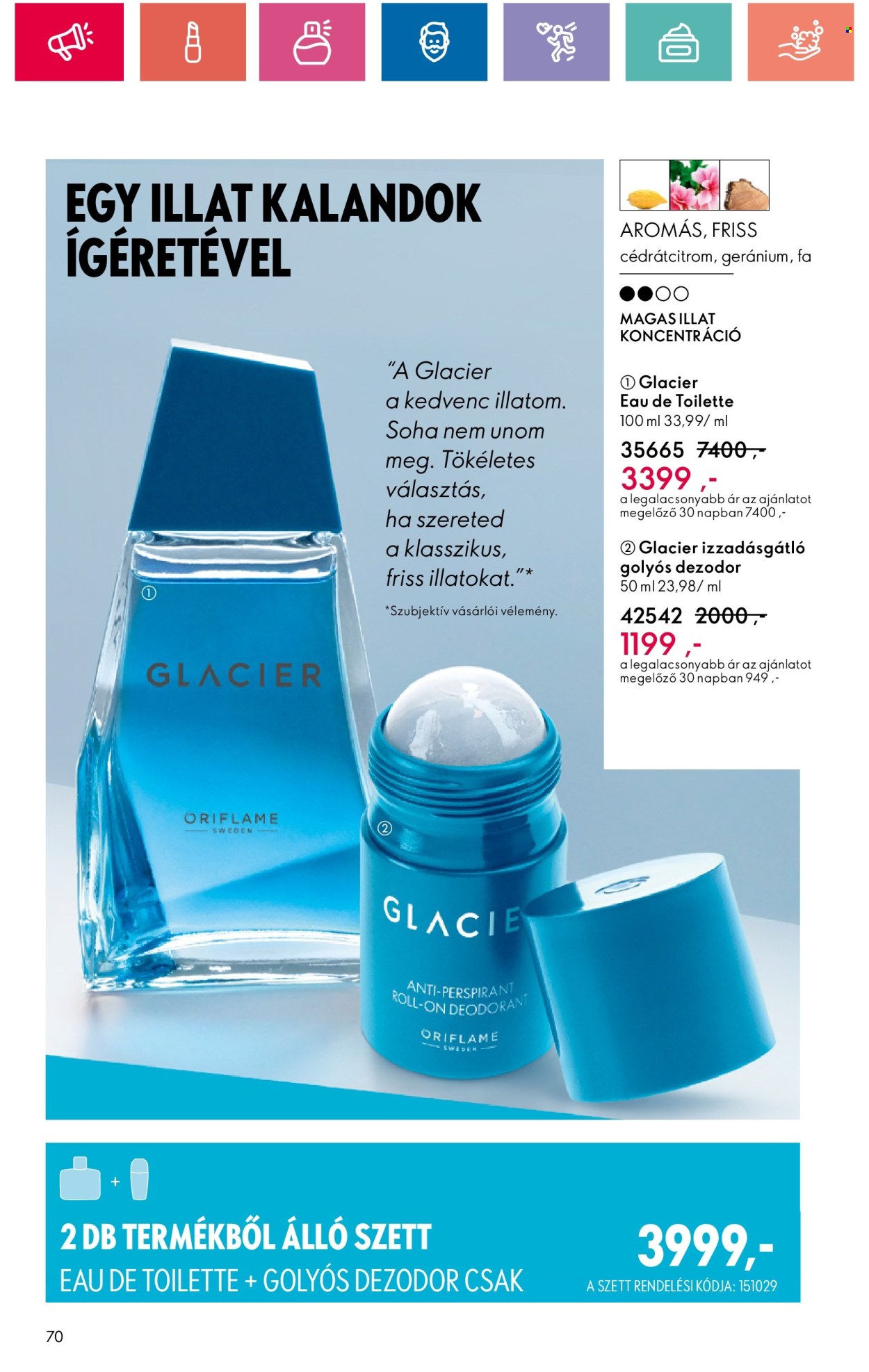 Oriflame akciós újságok - 2024.08.20 - 2024.09.09. Oldal 70
