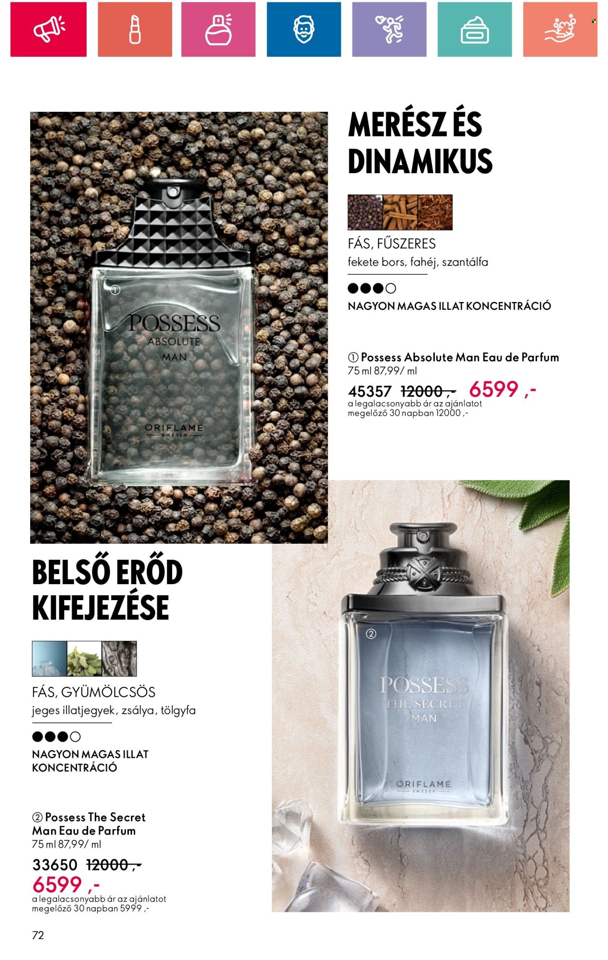 Oriflame akciós újságok - 2024.08.20 - 2024.09.09. Oldal 72