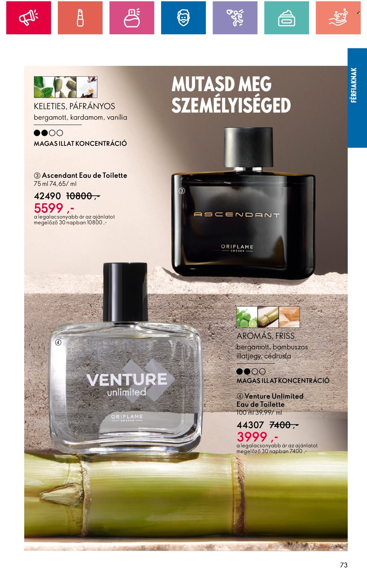 Oriflame akciós újságok - 2024.08.20 - 2024.09.09. Oldal 73