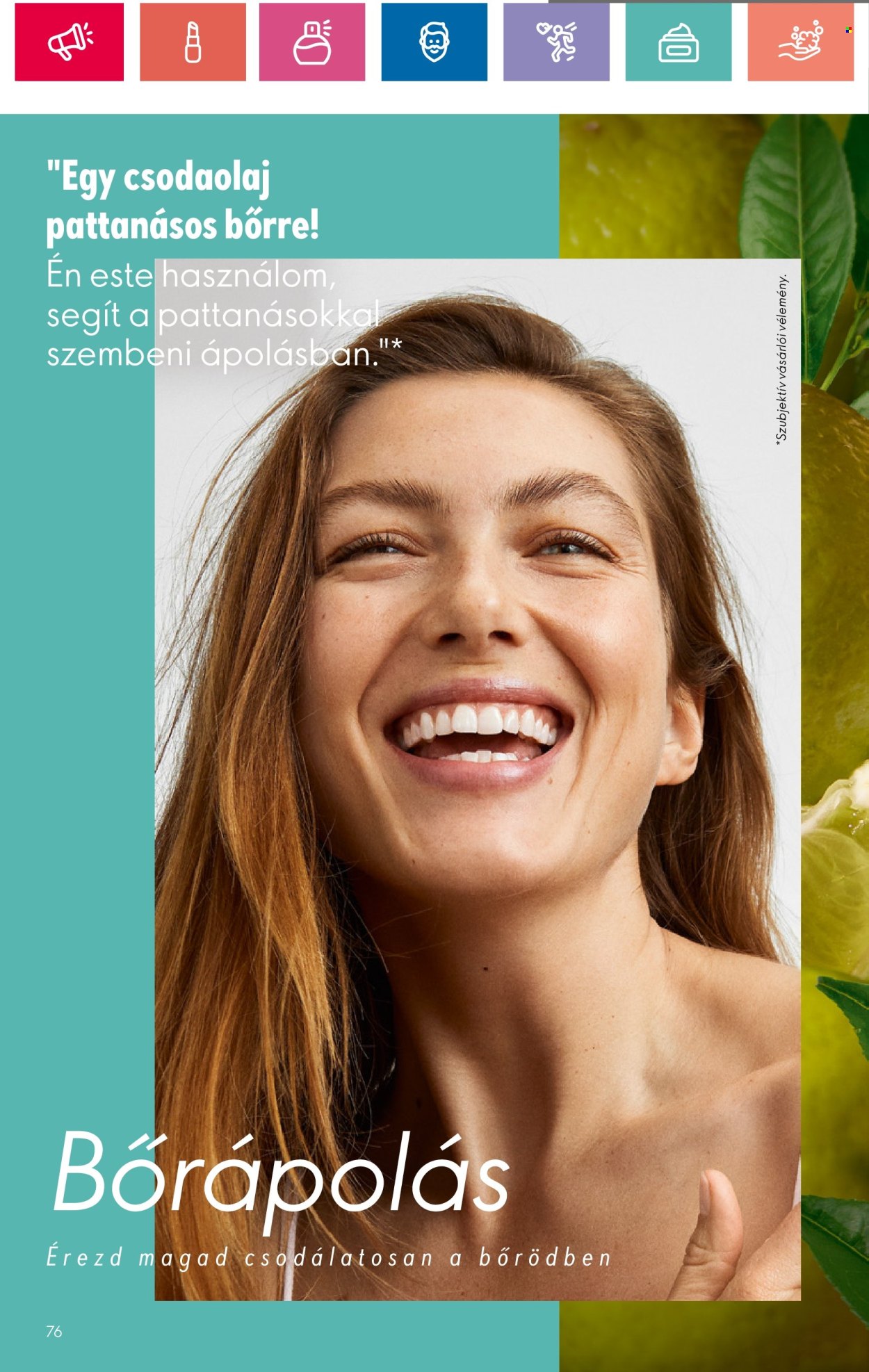 Oriflame akciós újságok - 2024.08.20 - 2024.09.09. Oldal 76