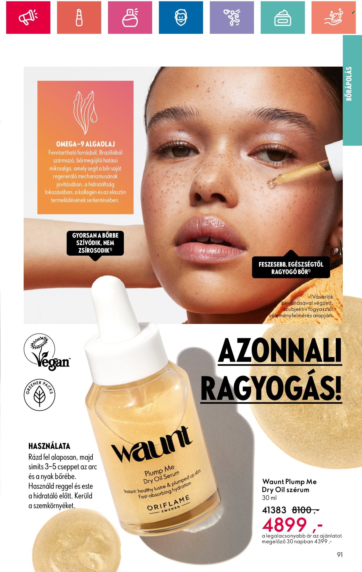 Oriflame akciós újságok - 2024.08.20 - 2024.09.09. Oldal 91