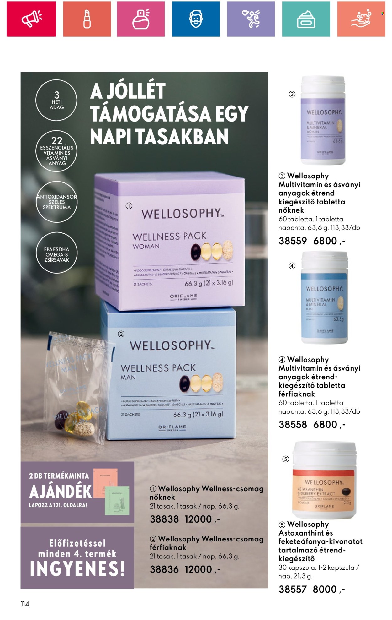 Oriflame akciós újságok - 2024.08.20 - 2024.09.09. Oldal 114