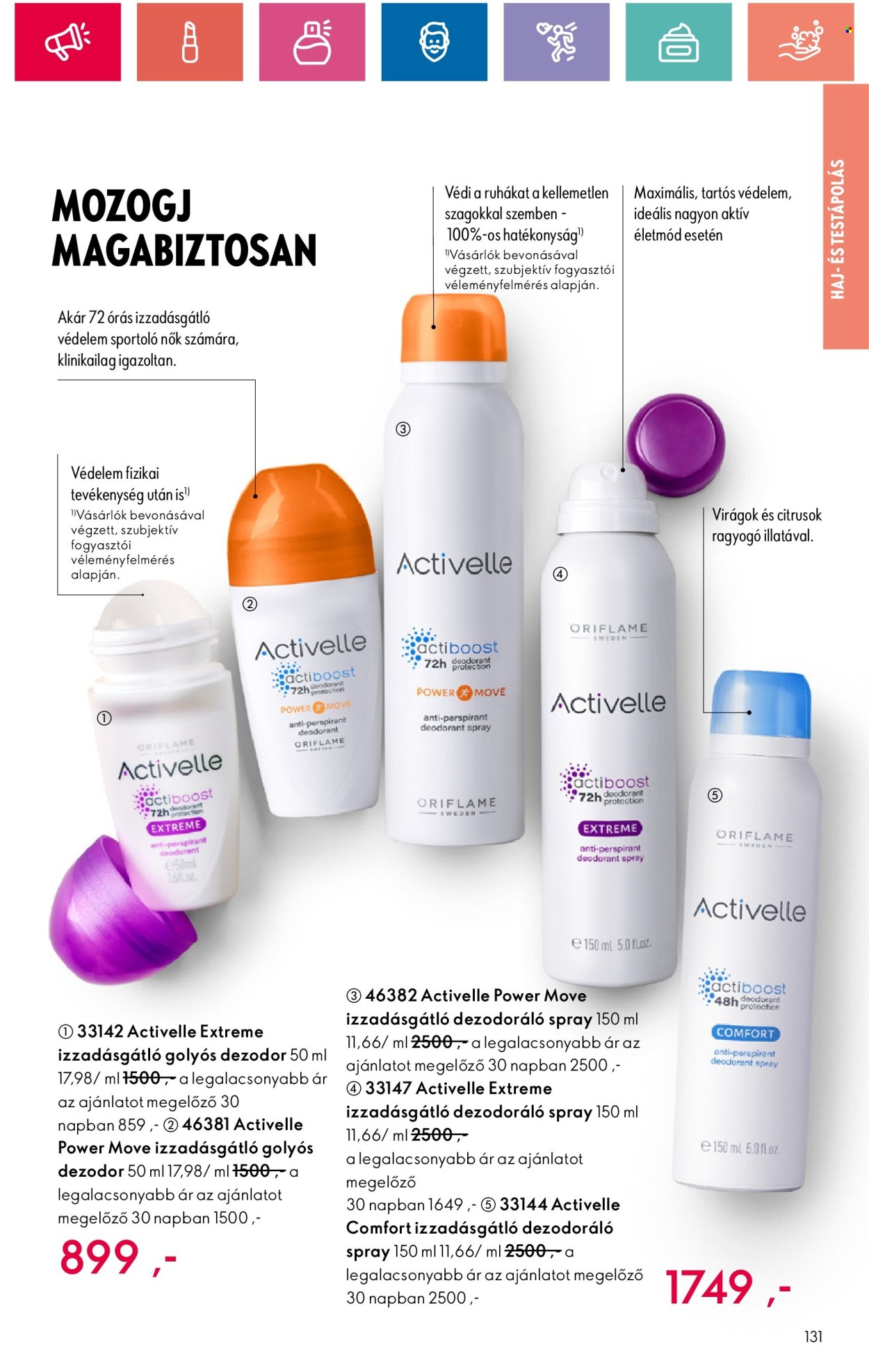 Oriflame akciós újságok - 2024.08.20 - 2024.09.09. Oldal 131