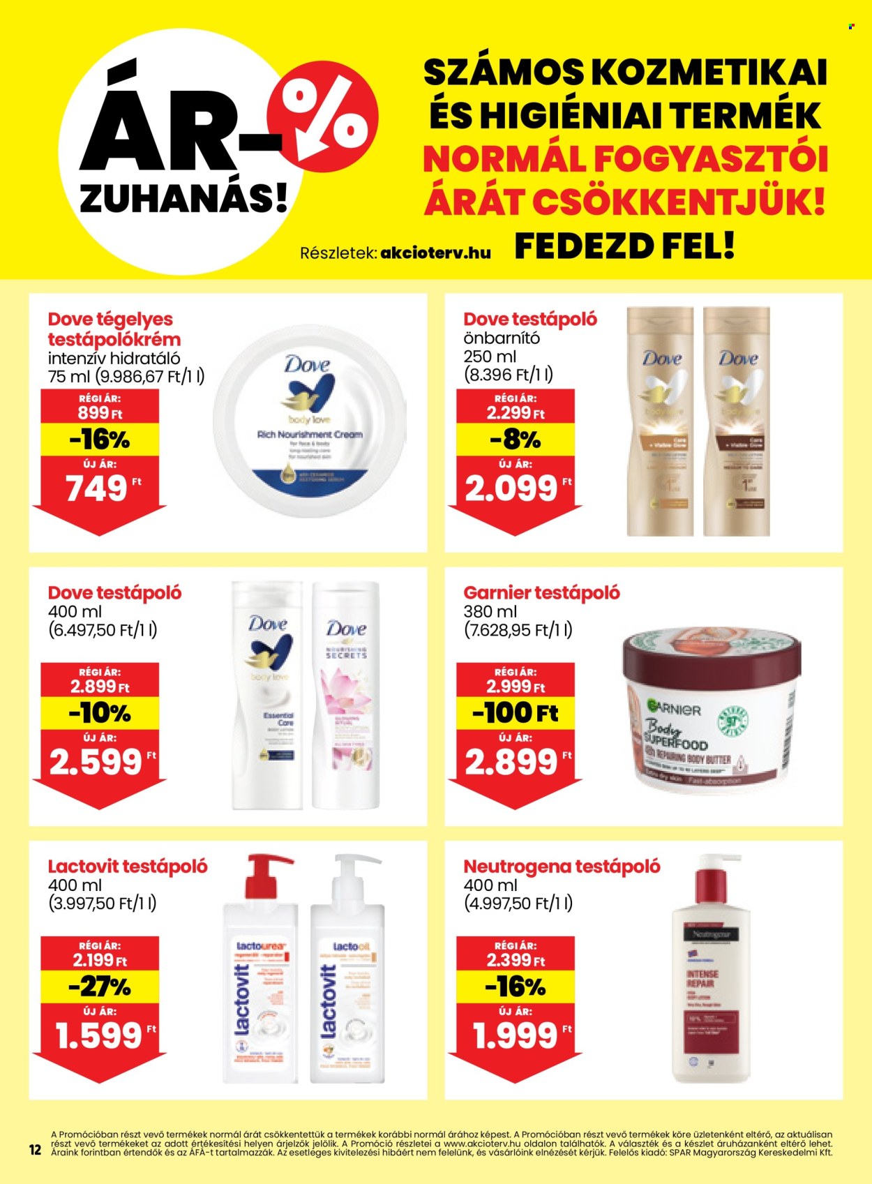 SPAR akciós újságok. Oldal 12