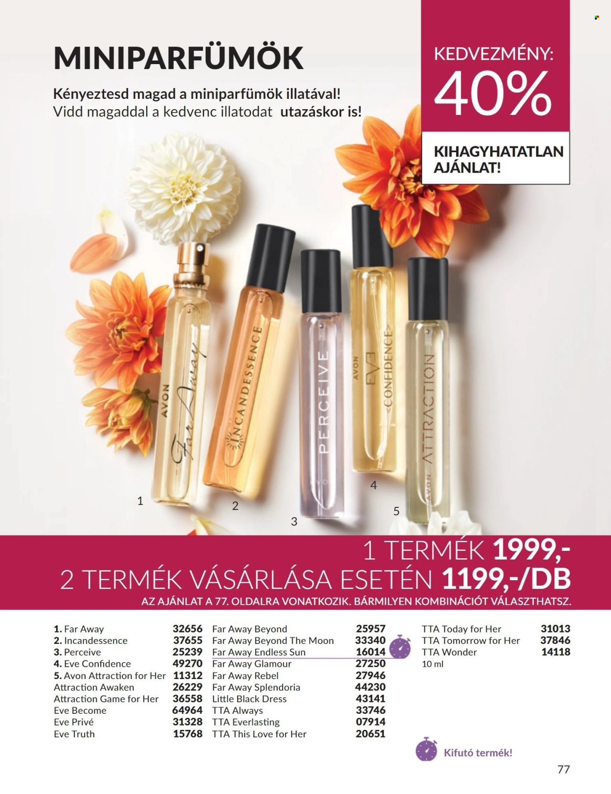 Avon akciós újságok - 2024.08.01 - 2024.08.31. Oldal 77