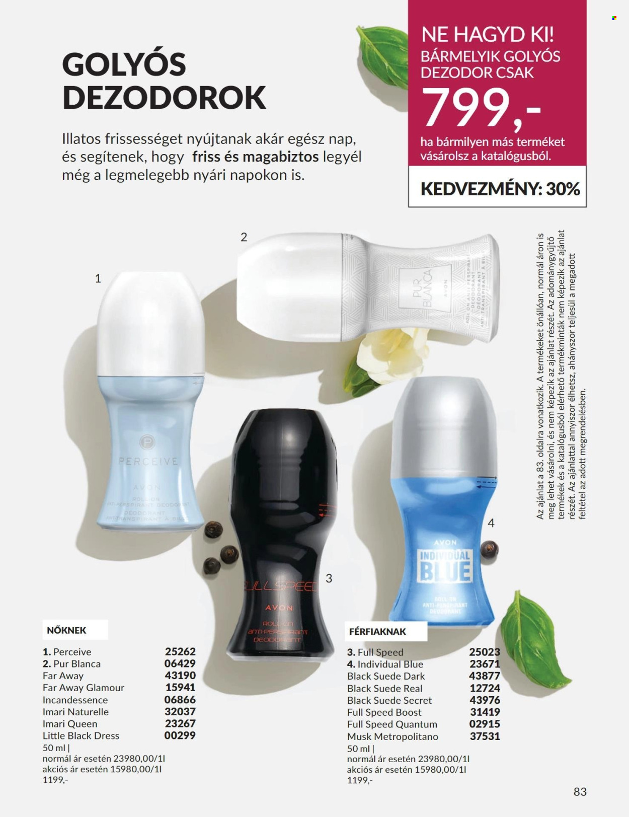Avon akciós újságok - 2024.08.01 - 2024.08.31. Oldal 83