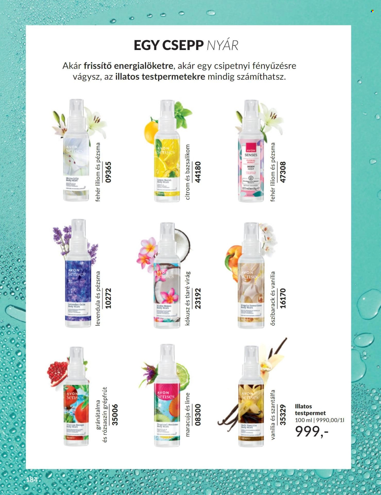 Avon akciós újságok - 2024.08.01 - 2024.08.31. Oldal 184