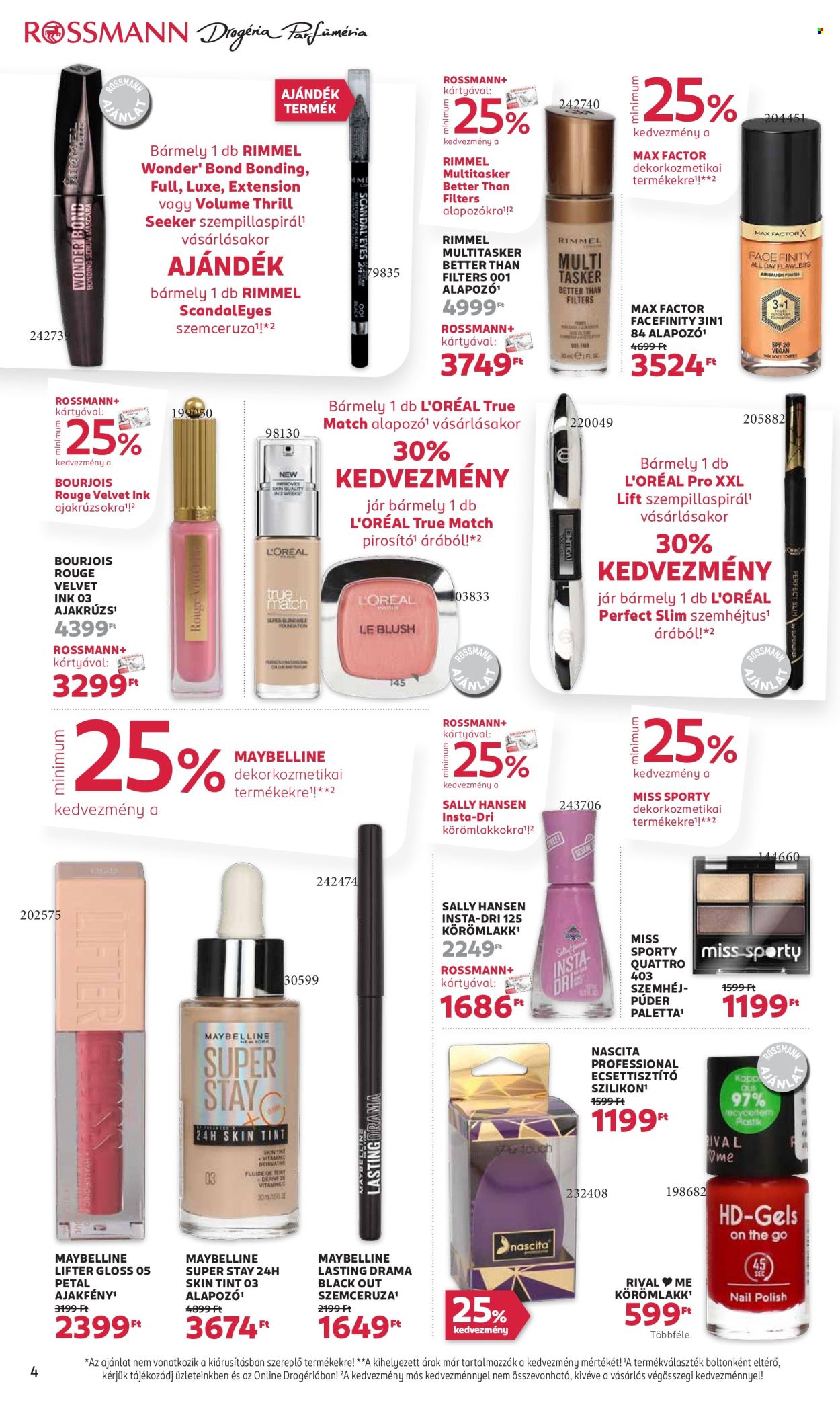 Rossmann akciós újságok - 2024.08.26 - 2024.09.06. Oldal 4