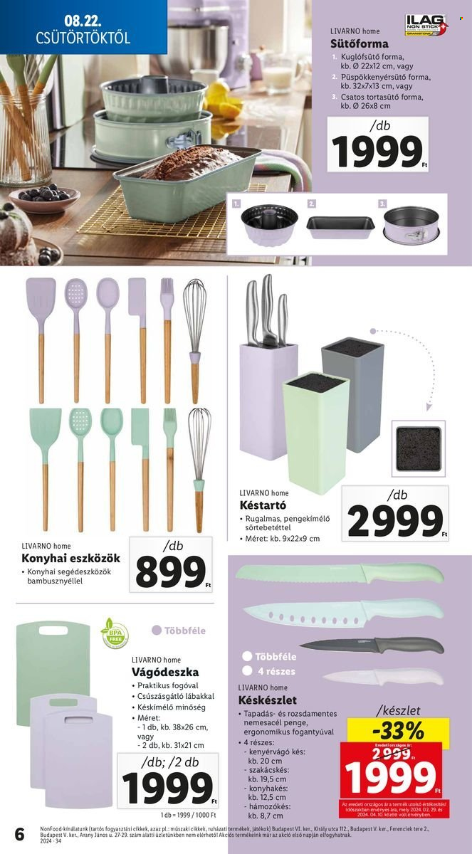 Lidl akciós újságok - 2024.08.22 - 2024.08.28. Oldal 6