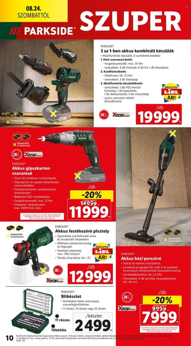 Lidl akciós újságok - 2024.08.22 - 2024.08.28. Oldal 10