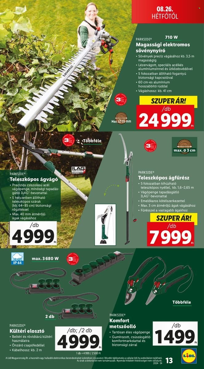 Lidl akciós újságok - 2024.08.22 - 2024.08.28. Oldal 13