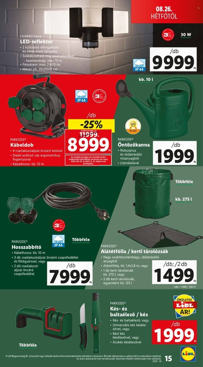 Lidl akciós újságok - 2024.08.22 - 2024.08.28. Oldal 15