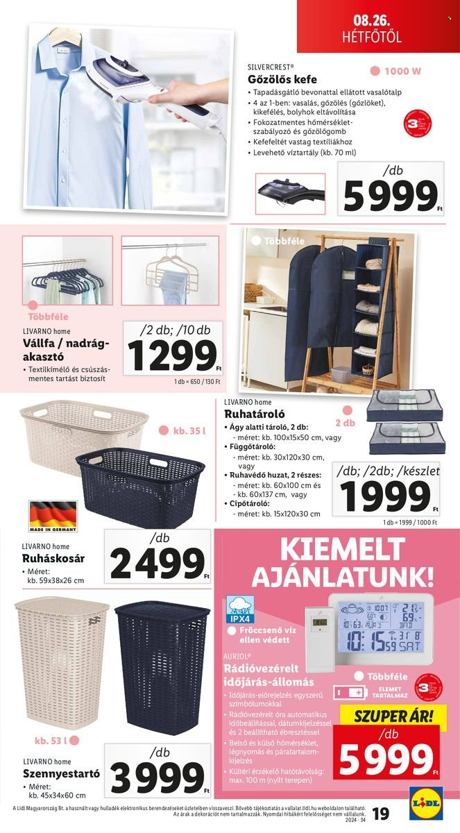 Lidl akciós újságok - 2024.08.22 - 2024.08.28. Oldal 19