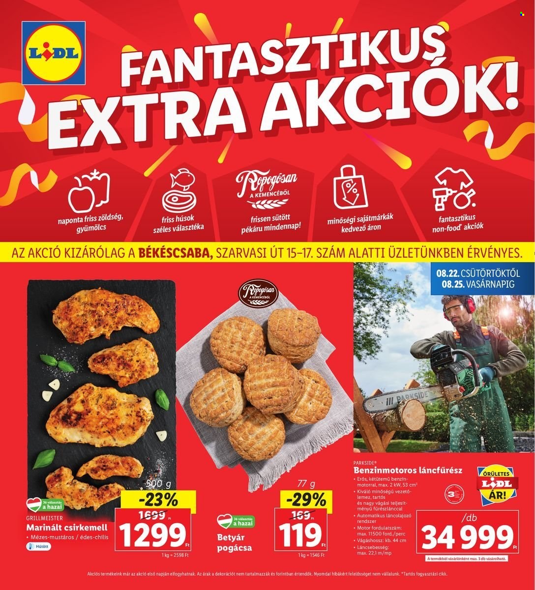 Lidl akciós újságok - 2024.08.22 - 2024.08.25. Oldal 1